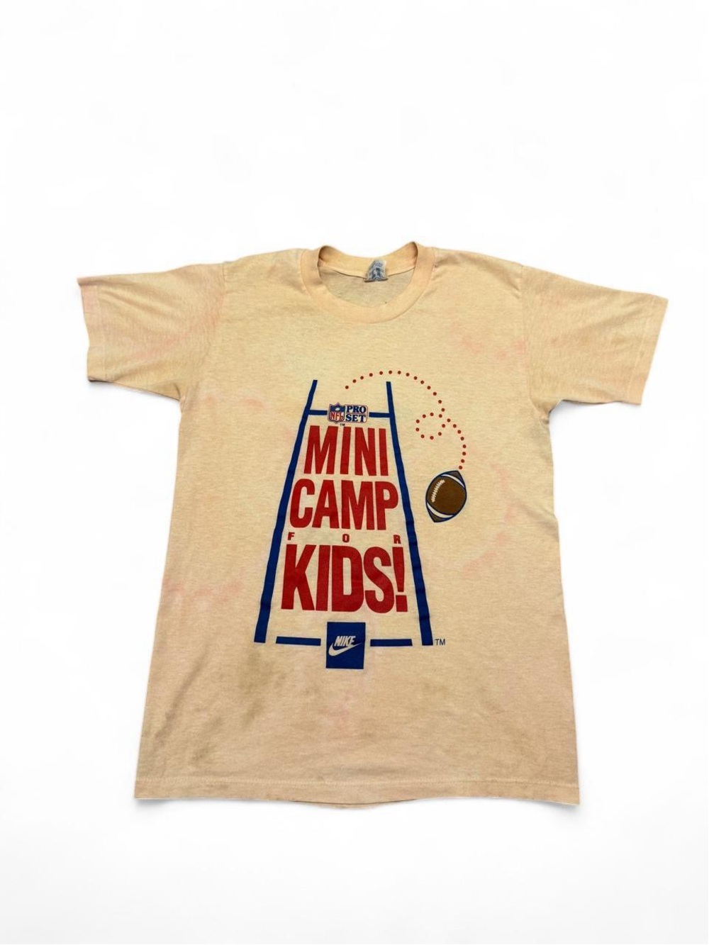 Vintage 90s Pro NFL Nike mini camp kids football shirt signed S mens RARE read